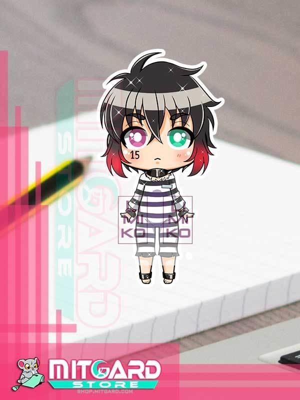 NANBAKA Jyugo Sticker vinil adhesive anime by Limiko’s Art - 1